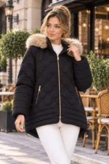 Яке - Зимно Яке KASIDI - Черно - Muudsfashion