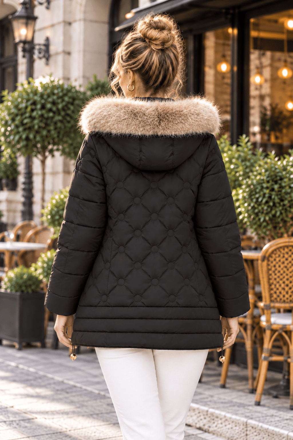 Яке - Зимно Яке KASIDI - Черно - Muudsfashion