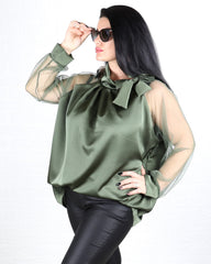 Блуза KATRIN - Военно зелено