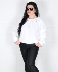 Блуза TIFANY - Бяла