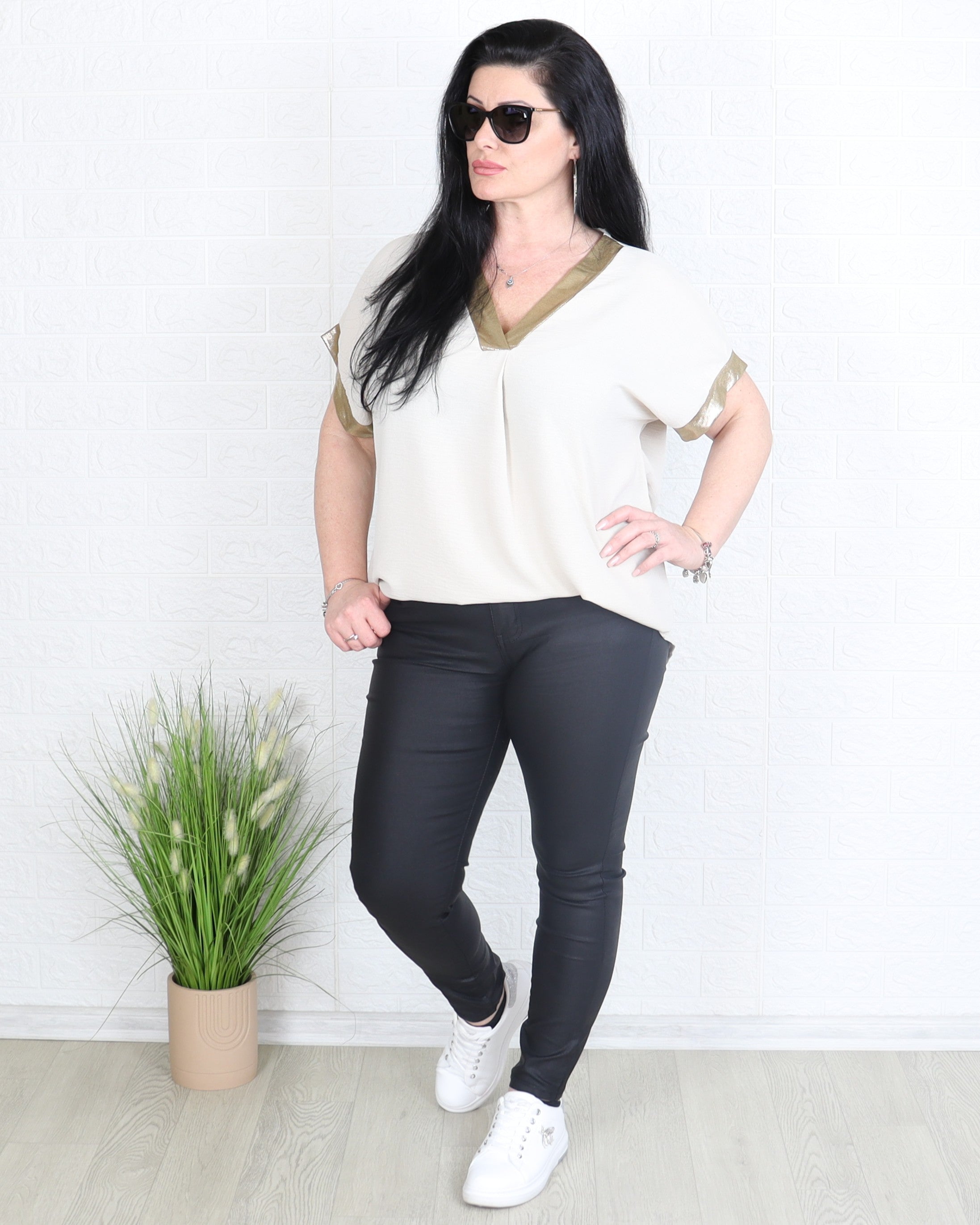 Блуза - Блуза SELIA - бежов - Muudsfashion