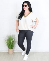 Блуза - Блуза SELIA - бежов - Muudsfashion