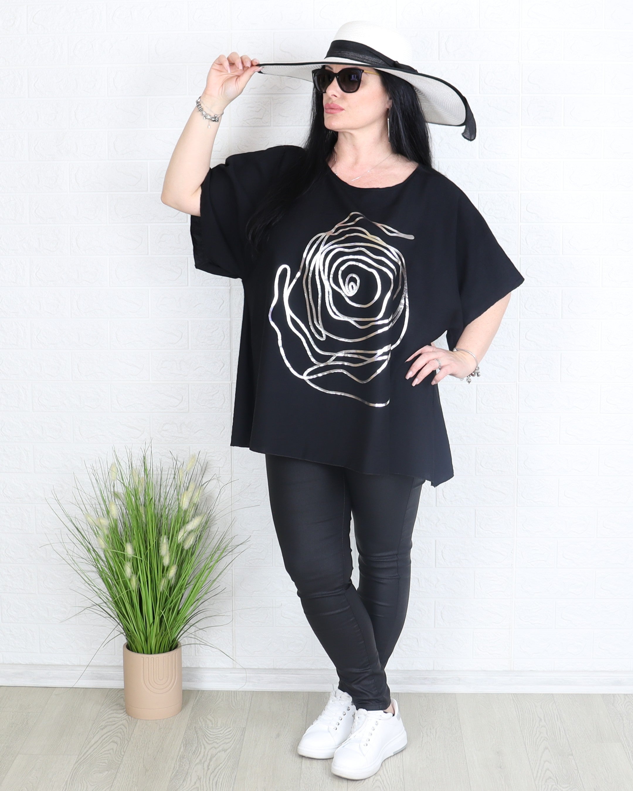 Блуза - Блуза ROSALIA - черна - Muudsfashion