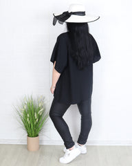 Блуза - Блуза ROSALIA - черна - Muudsfashion