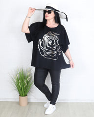 Блуза - Блуза ROSALIA - черна - Muudsfashion