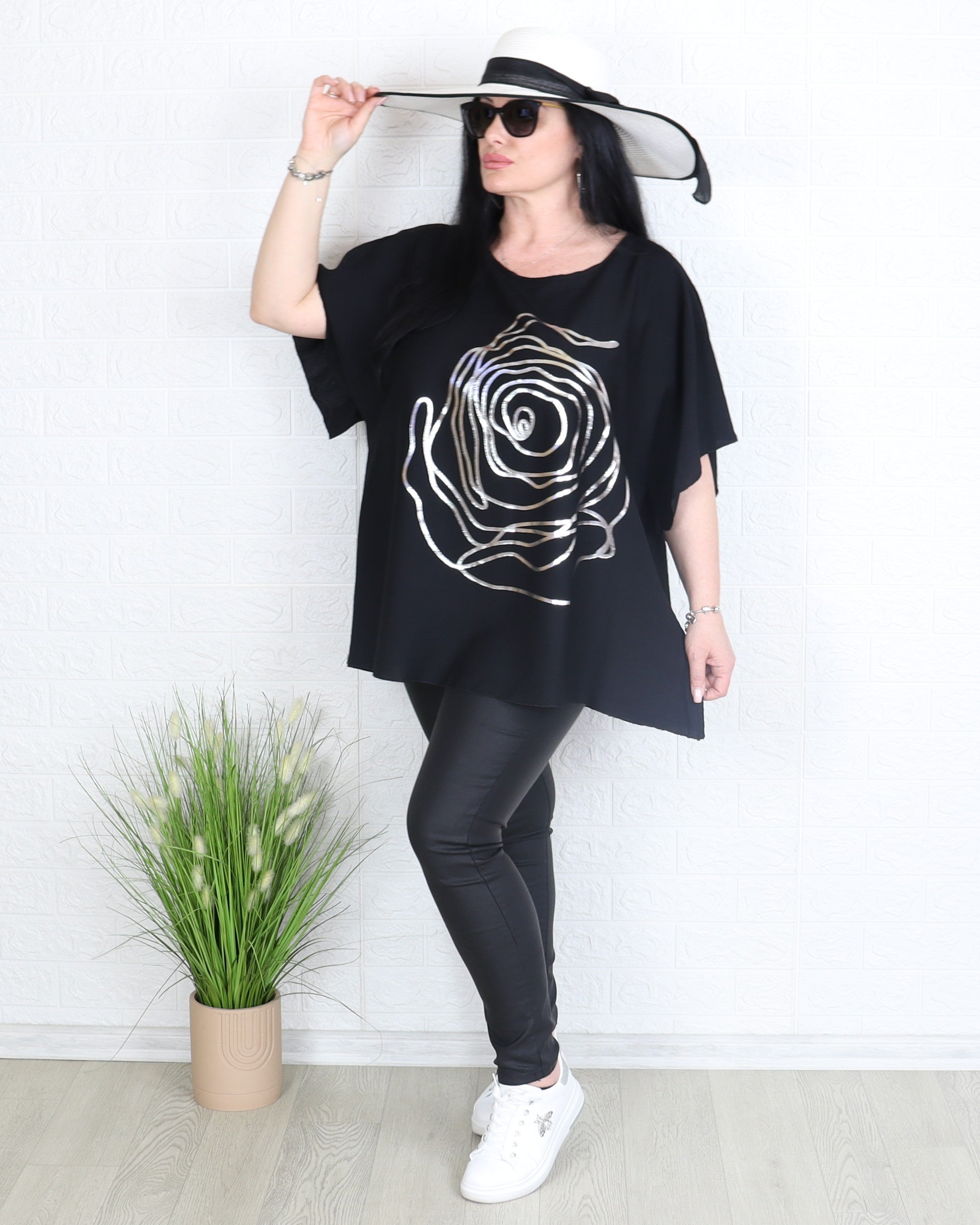 Блуза - Блуза ROSALIA - черна - Muudsfashion