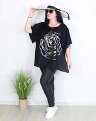Блуза - Блуза ROSALIA - черна - Muudsfashion