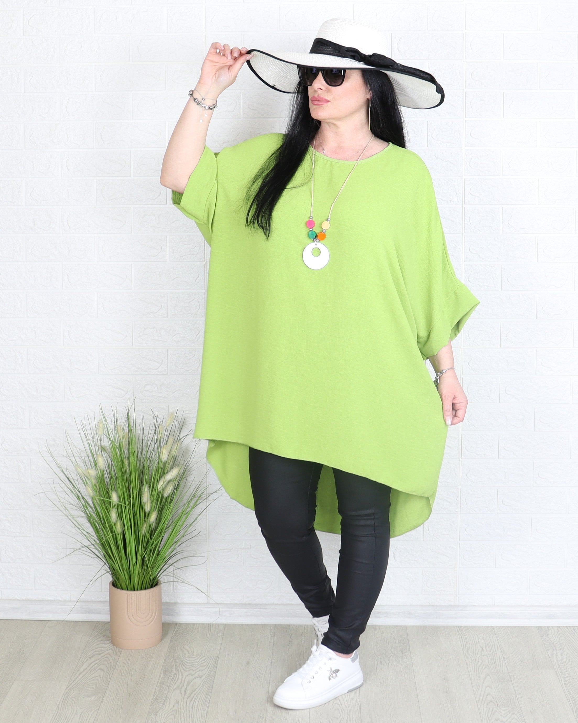 Блуза - Туника AFRA - лимонена трева - Muudsfashion