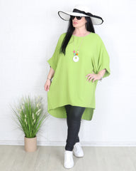 Блуза - Туника AFRA - лимонена трева - Muudsfashion