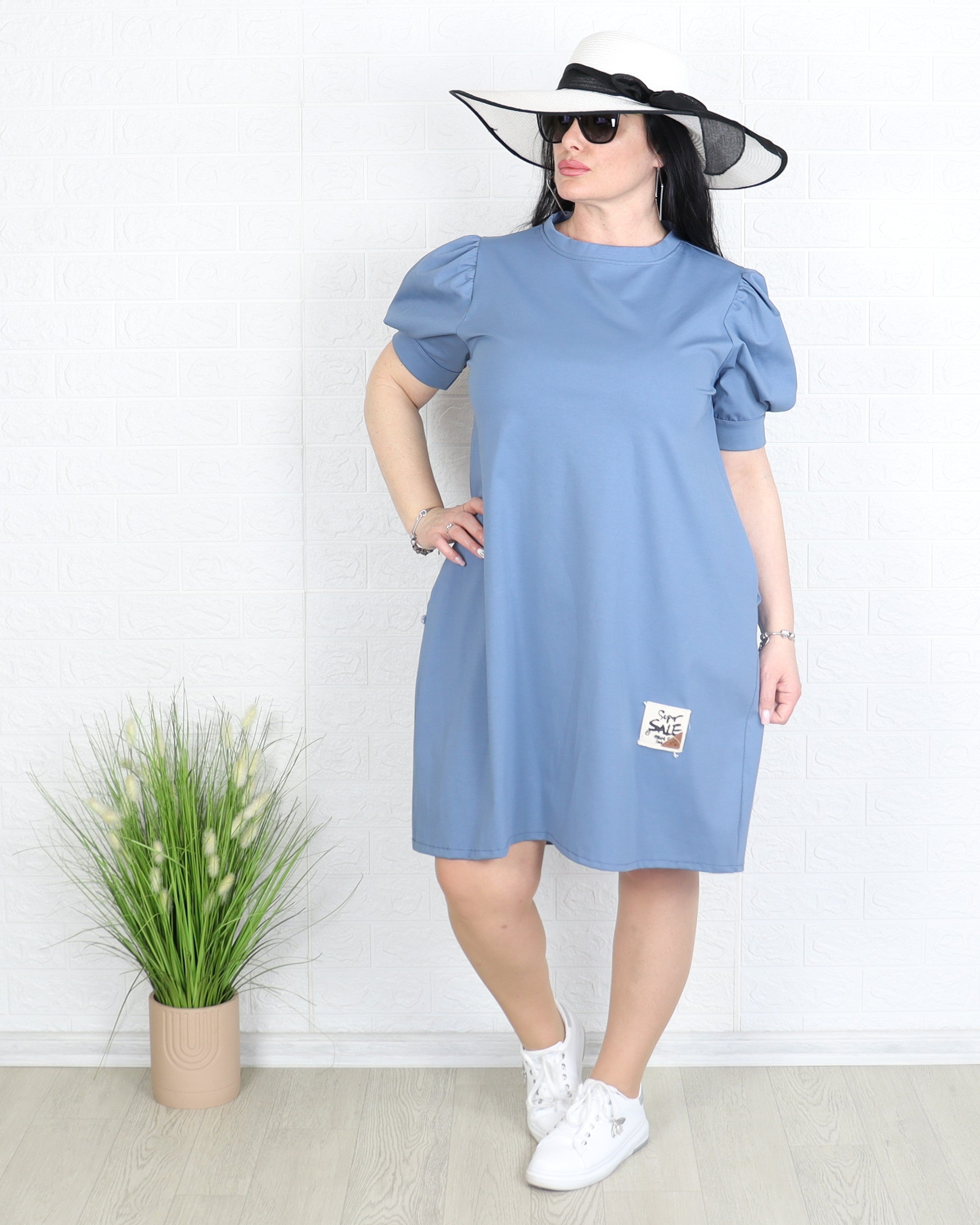 Рокля - Рокля FARA - синя - Muudsfashion