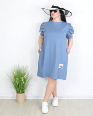 Рокля - Рокля FARA - синя - Muudsfashion