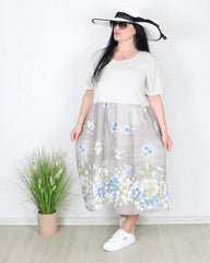 Рокля - Рокля SILVI - бежова - Muudsfashion