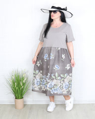 Рокля - Рокля SILVI - капучино - Muudsfashion