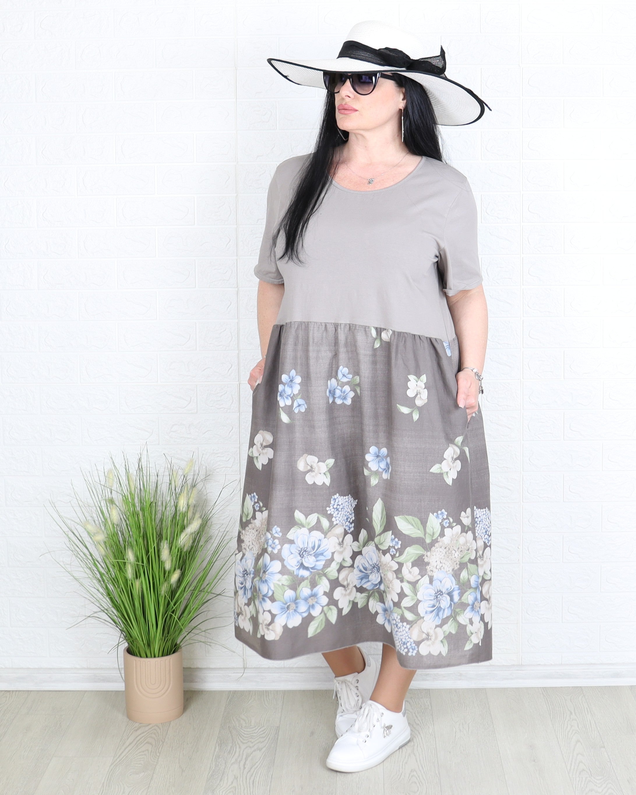 Рокля - Рокля SILVI - капучино - Muudsfashion