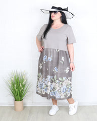 Рокля - Рокля SILVI - капучино - Muudsfashion