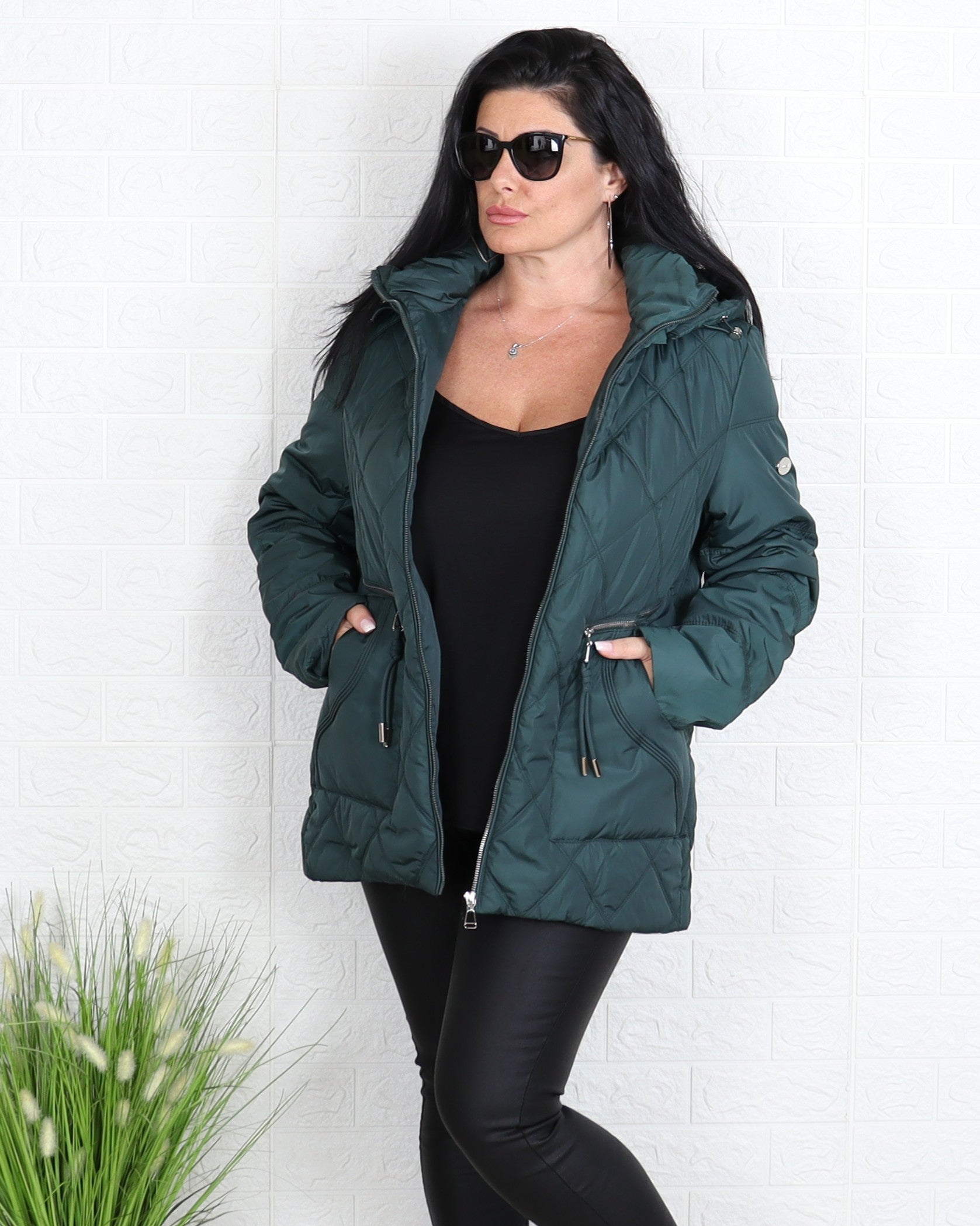 Яке - Яке BELLA - Петролено зелено - Muudsfashion
