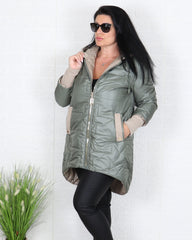 Яке - Яке KARINA - Военно зелено - Muudsfashion