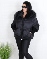 Яке - Зимно Яке AMOR - Черно - Muudsfashion