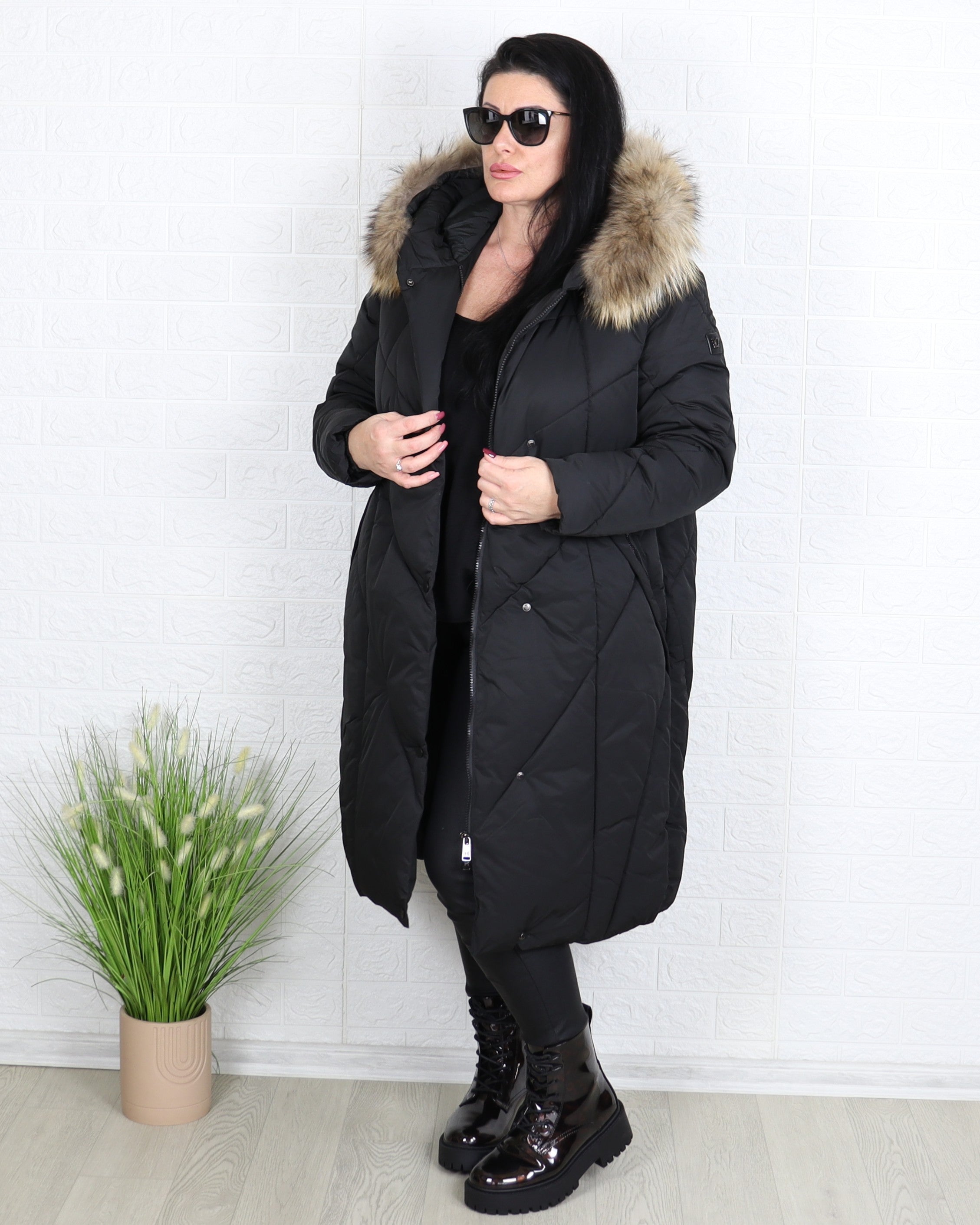 Яке - Зимно Яке AMARA - Черно - Muudsfashion