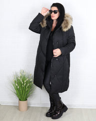 Яке - Зимно Яке AMARA - Черно - Muudsfashion