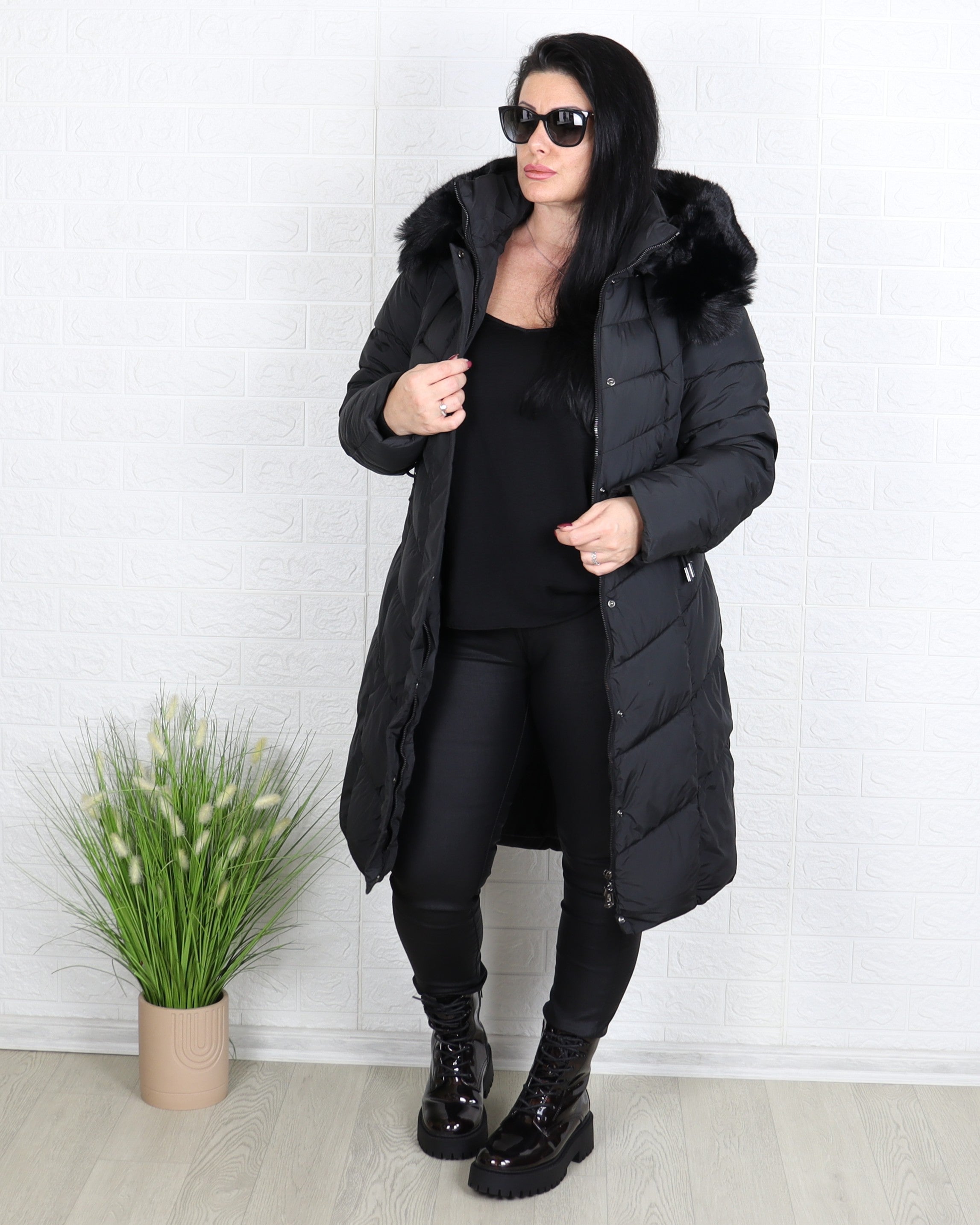 Яке - Зимно Яке MONA - черно - Muudsfashion