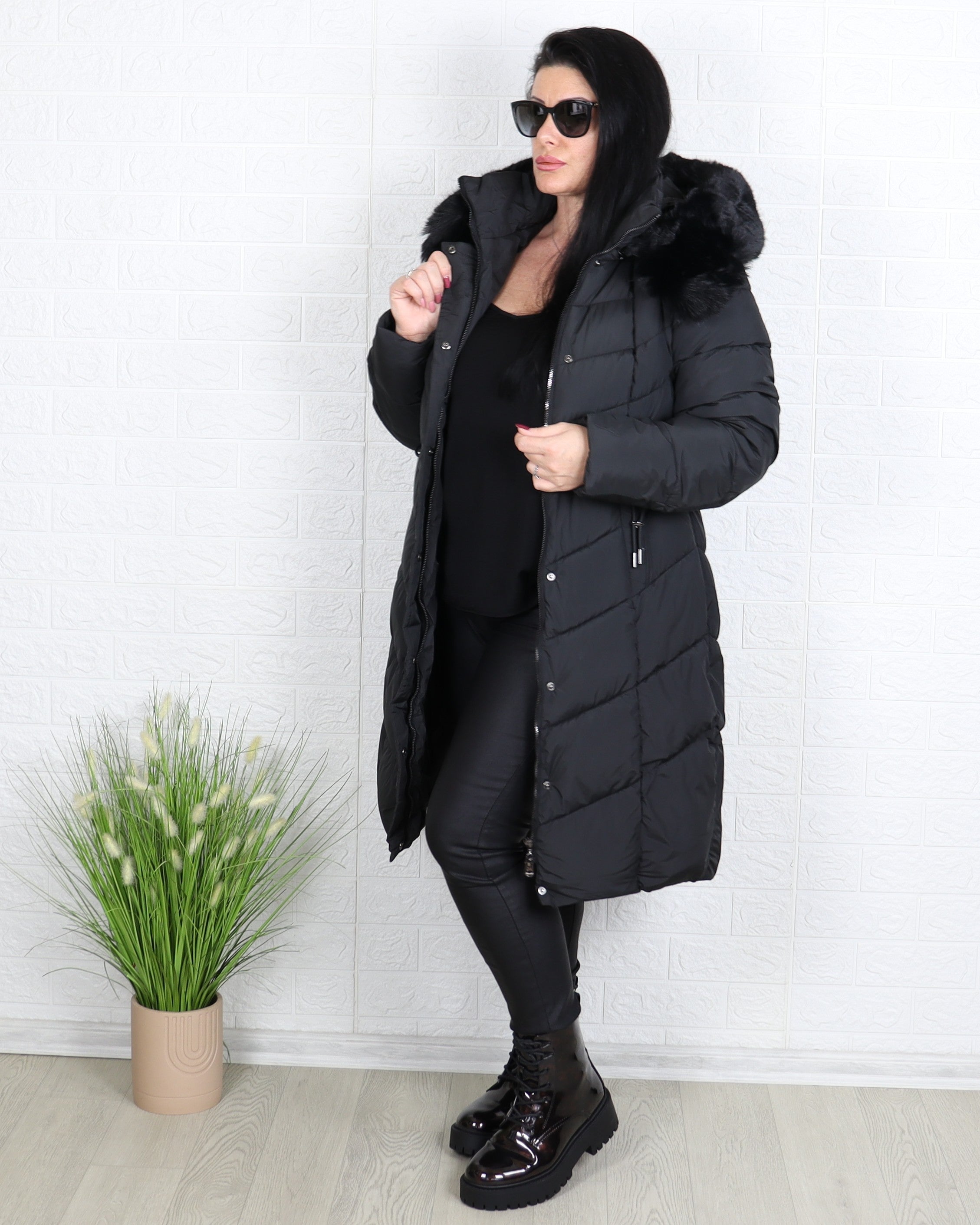 Яке - Зимно Яке MONA - черно - Muudsfashion