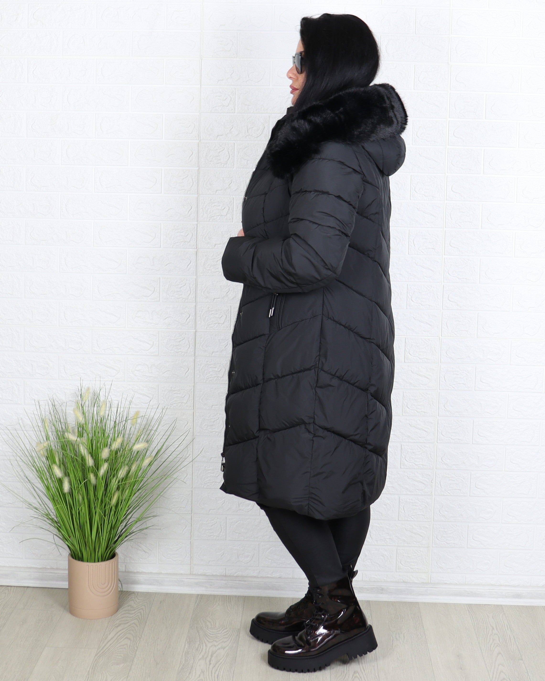 Яке - Зимно Яке MONA - черно - Muudsfashion