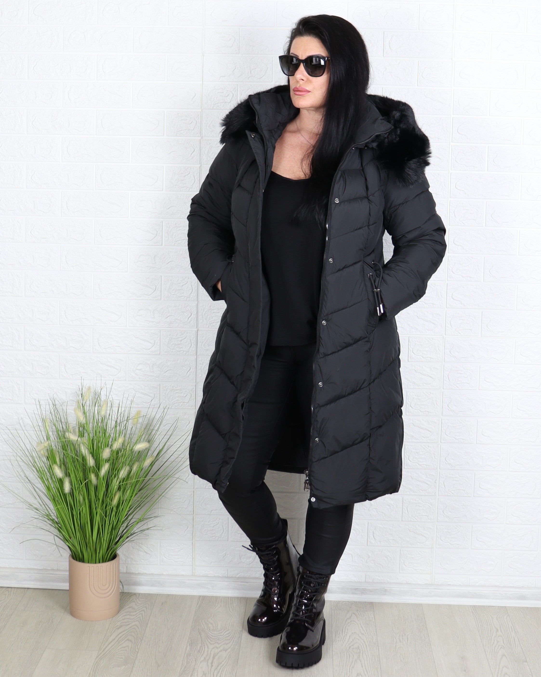 Яке - Зимно Яке MONA - черно - Muudsfashion