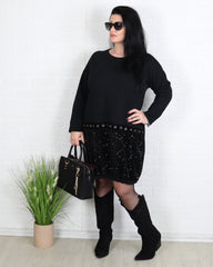 Рокля - Рокля Aurelia - Черна - Muudsfashion