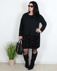 Рокля - Рокля Aurelia - Черна - Muudsfashion