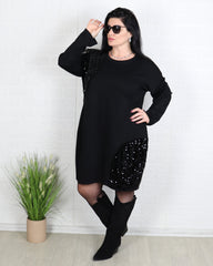 Рокля - Рокля SERENA - Черна - Muudsfashion