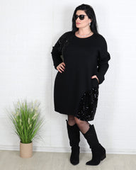 Рокля - Рокля SERENA - Черна - Muudsfashion