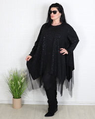 Блуза - Туника FEIRIN - Черна - Muudsfashion