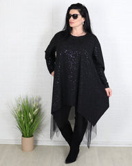 Блуза - Туника FEIRIN - Черна - Muudsfashion