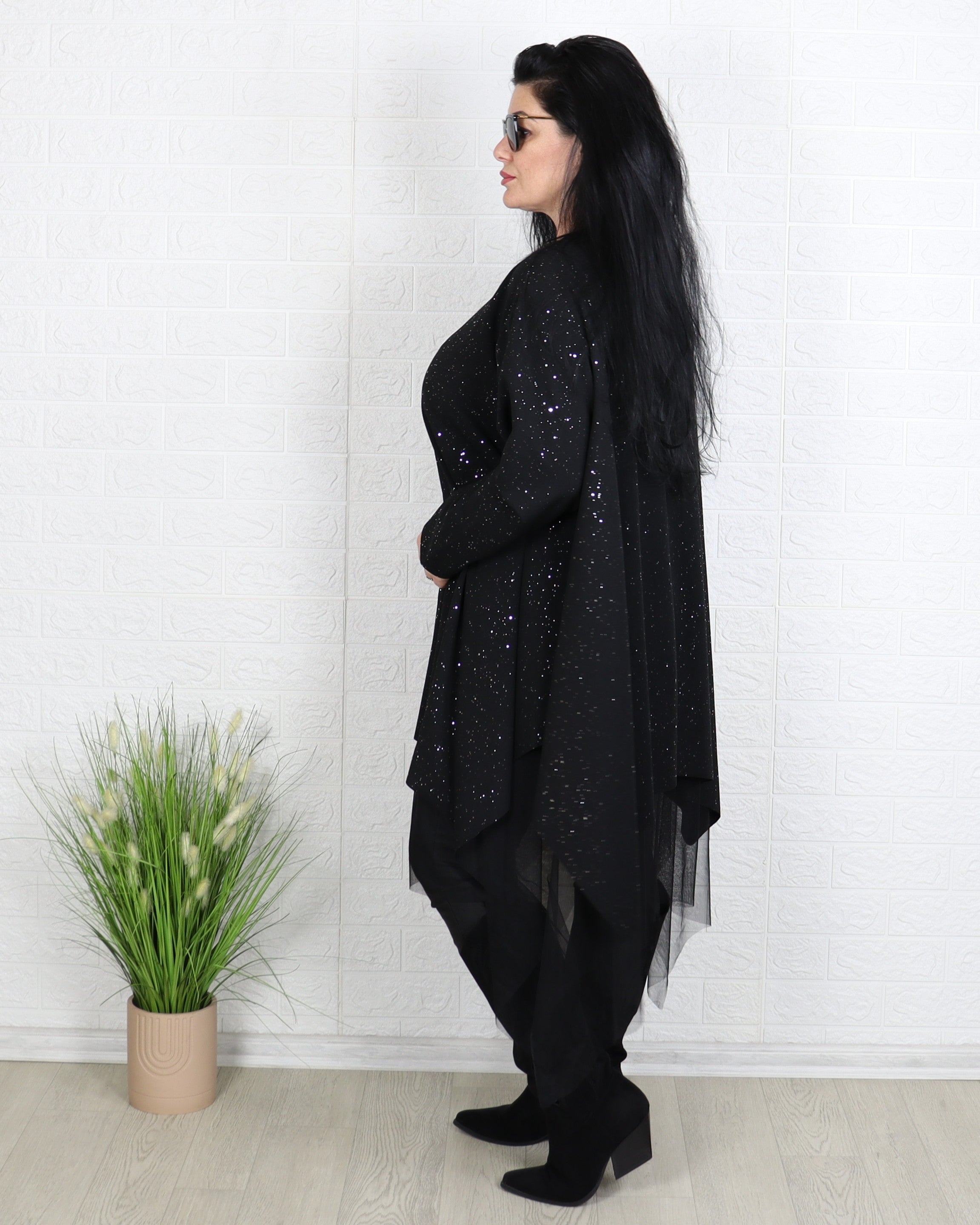 Блуза - Туника FEIRIN - Черна - Muudsfashion