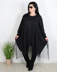 Блуза - Туника FEIRIN - Черна - Muudsfashion