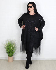 Блуза - Туника FEIRIN - Черна - Muudsfashion