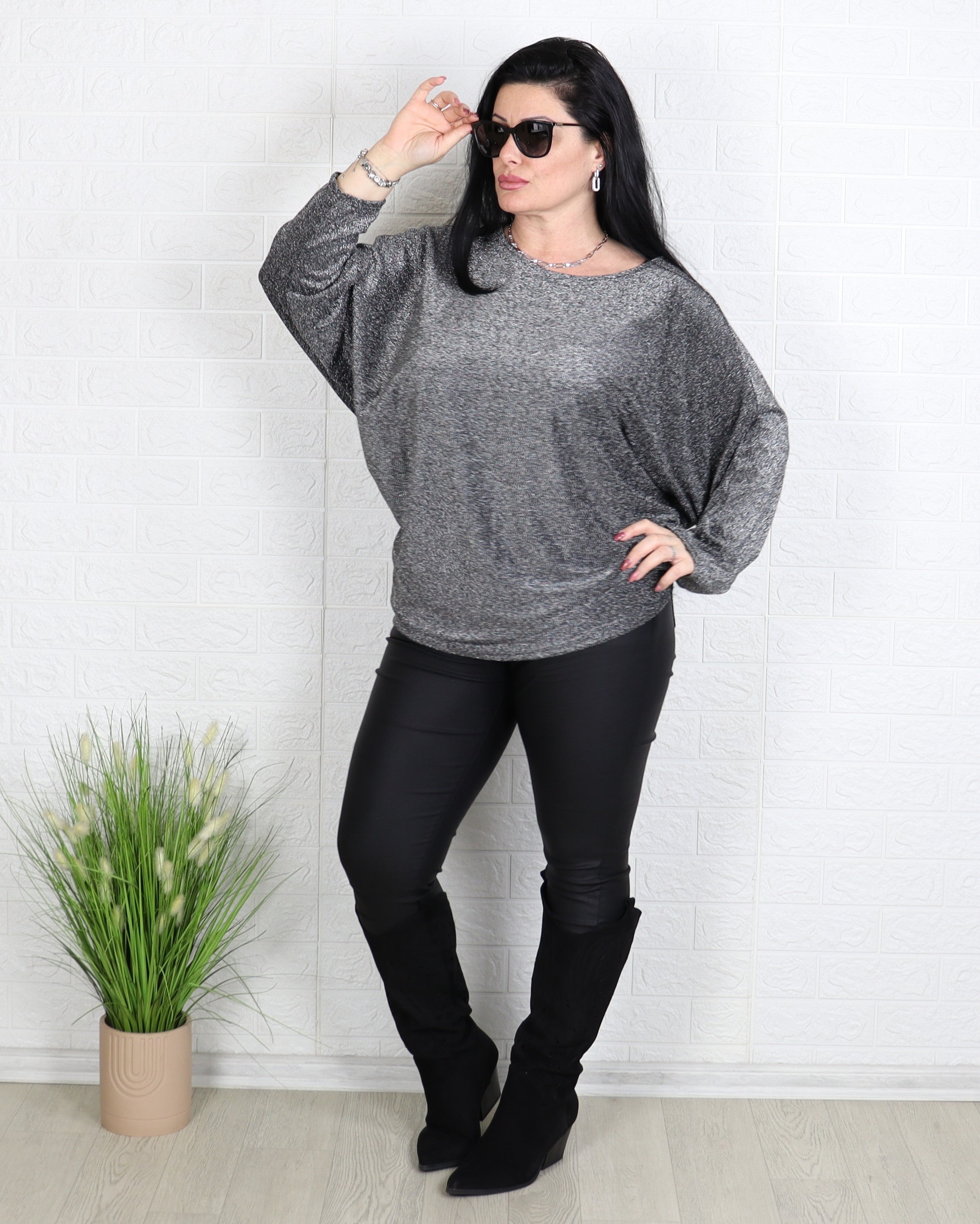 Блуза - Блуза MYSTIC - Сребърна - Muudsfashion