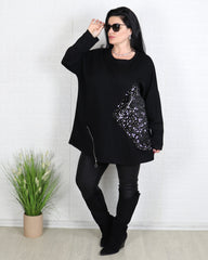 Блуза - Блуза BLOOM - Черна - Muudsfashion