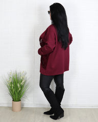 Блуза - Блуза BLOOM - Бордо - Muudsfashion