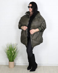 Яке - Зимно Яке KLARAN - Военно зелено - Muudsfashion