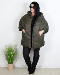 Яке - Зимно Яке KLARAN - Военно зелено - Muudsfashion