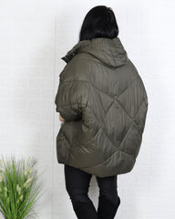 Яке - Зимно Яке KLARAN - Военно зелено - Muudsfashion