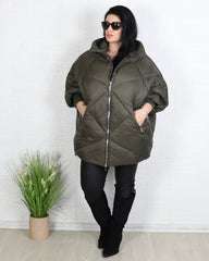 Яке - Зимно Яке KLARAN - Военно зелено - Muudsfashion