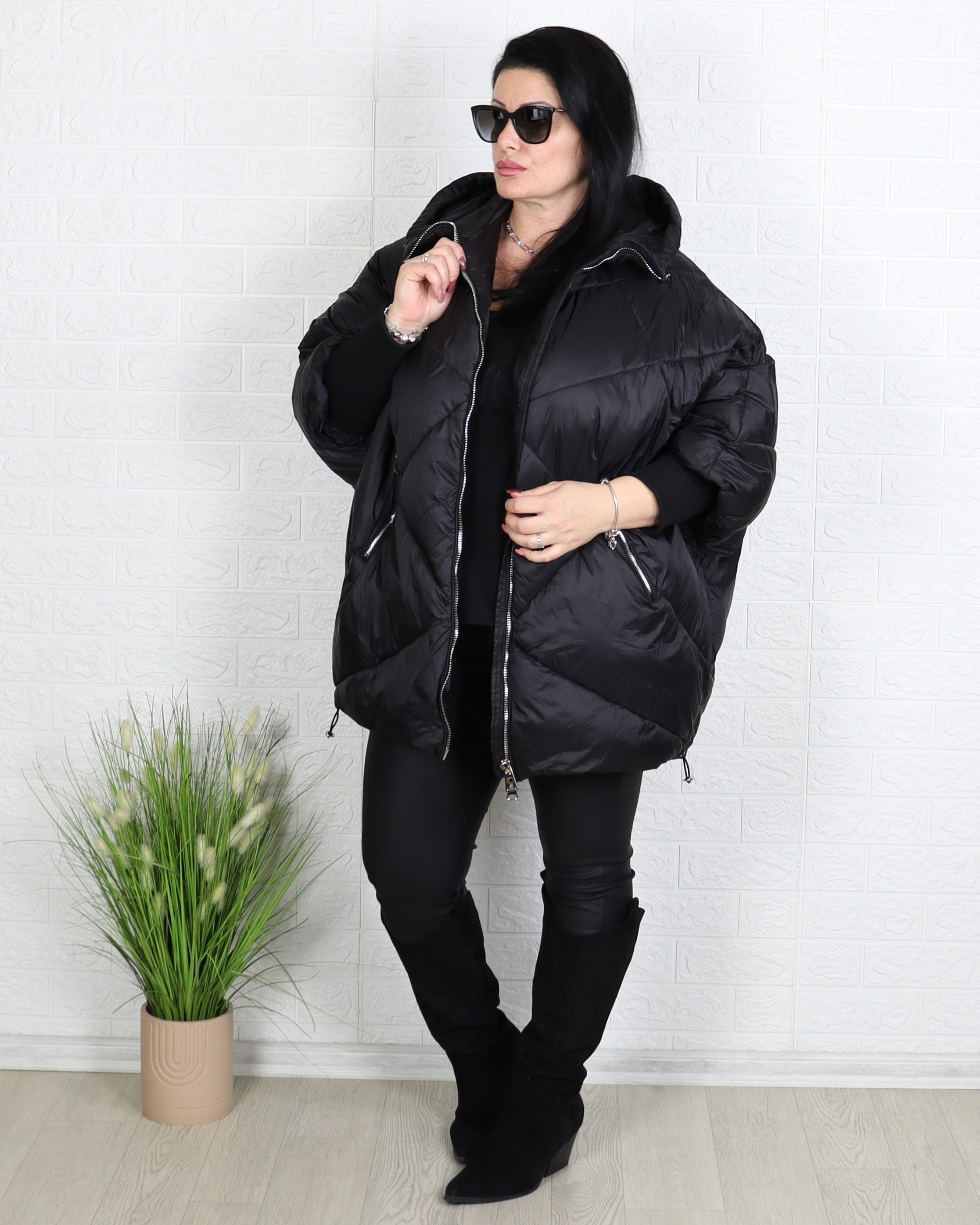 Яке - Зимно Яке KLARAN - Черно - Muudsfashion