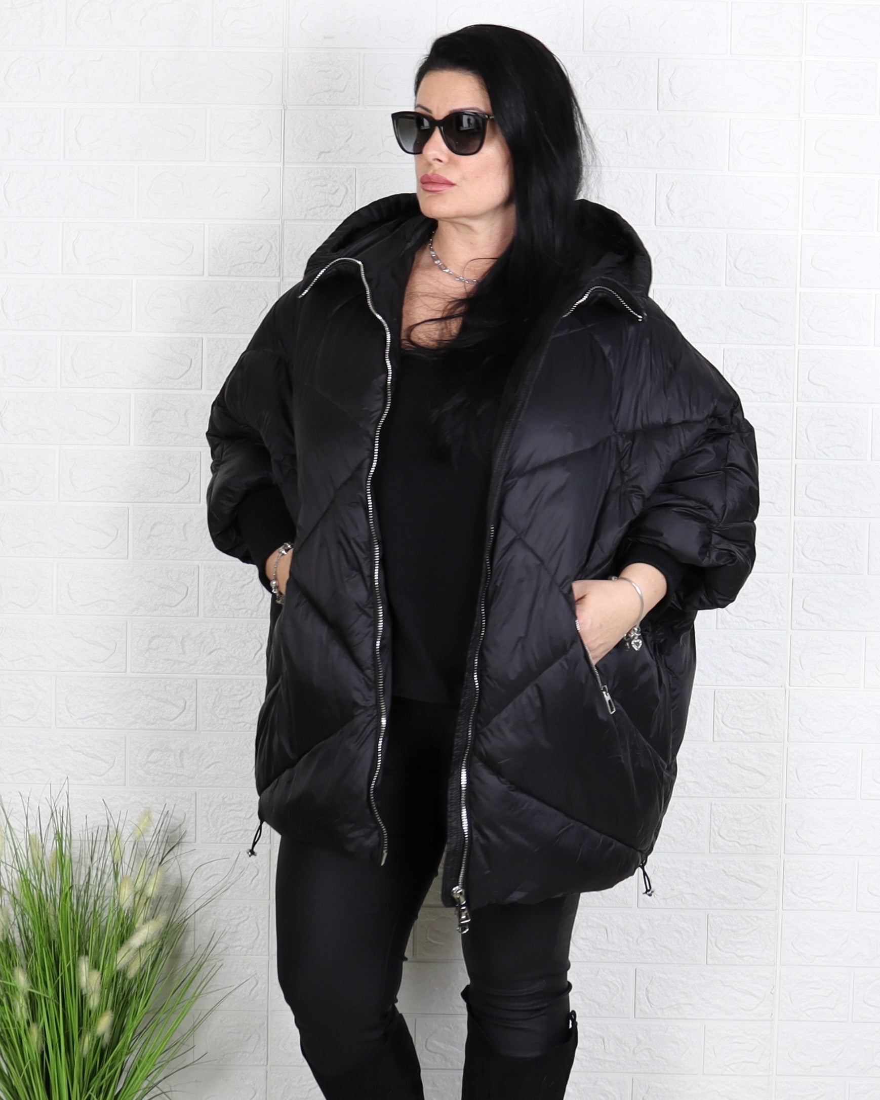 Яке - Зимно Яке KLARAN - Черно - Muudsfashion