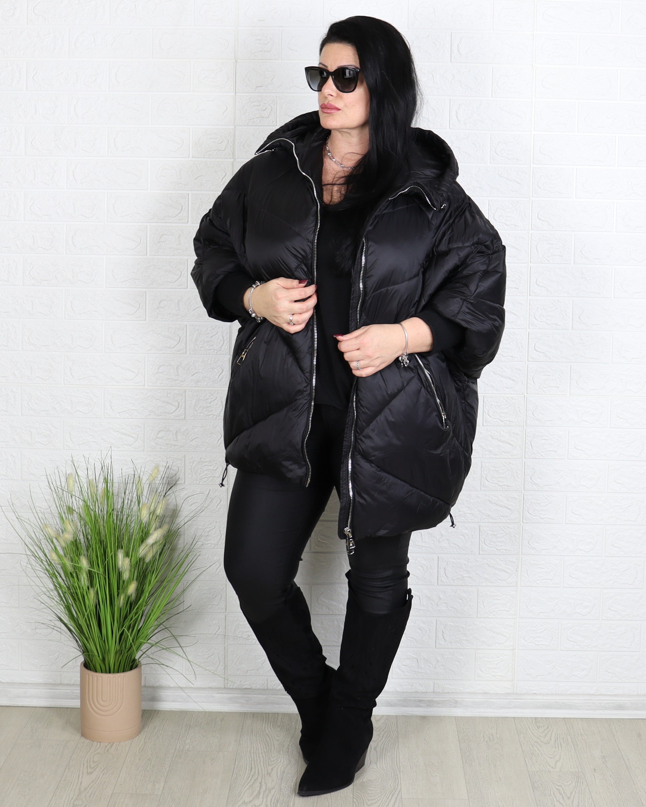 Яке - Зимно Яке KLARAN - Черно - Muudsfashion