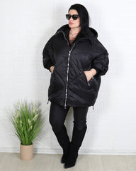 Яке - Зимно Яке KLARAN - Черно - Muudsfashion