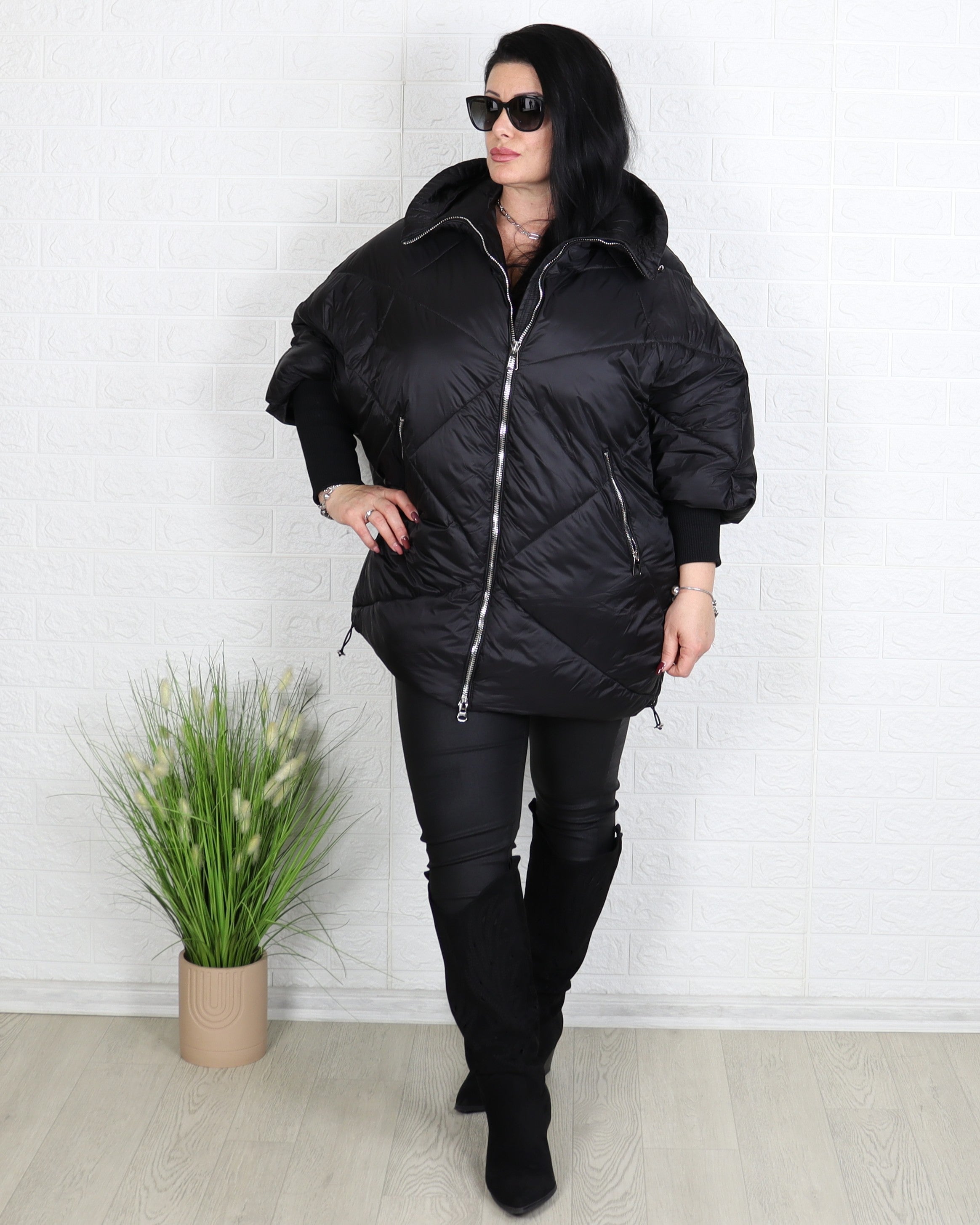 Яке - Зимно Яке KLARAN - Черно - Muudsfashion