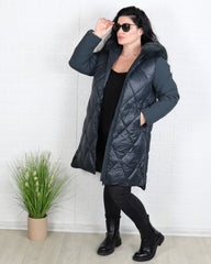 Яке - Зимно Яке TEA - Маслено зелено - Muudsfashion